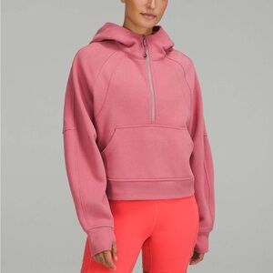 NWT Lululemon Oversized 1/2 Zip Scuba Hoodie M/L
